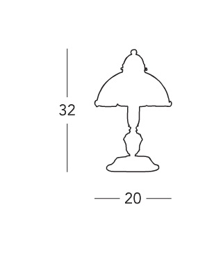 Светильник  настольный  (Настольная лампа) Kolarz NONNA - 731.73.21