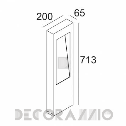 Светильник уличный напольный накладной (Светильник уличный) Delta Light WALKER - 220 68 18102 A