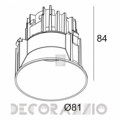 Светильник  потолочный врезной (Светильник точечный) Delta Light DIRO - 202 144 29123 W