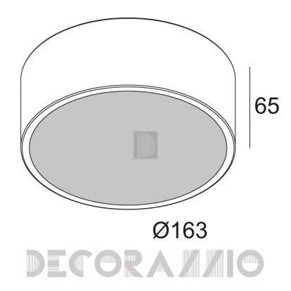 Светильник  потолочный накладной (Светильник потолочный) Delta Light PITCH - 274 85 1607 W