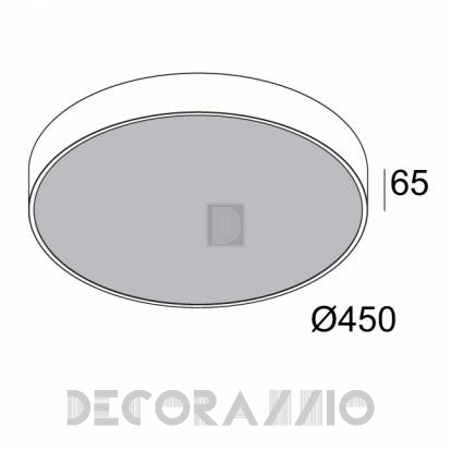 Светильник  потолочный накладной (Светильник потолочный) Delta Light PITCH - 274 85 4535 W