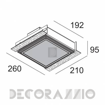 Светильник  потолочный/настенный врезной (Светильник точечный) Delta Light MAESTRO - 202 96 11 83