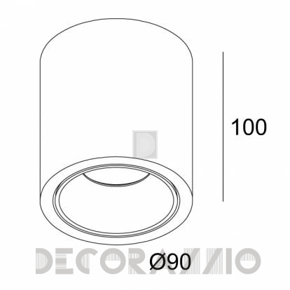 Светильник  потолочный накладной (Светильник потолочный) Delta Light BOXY - 251 70 81822 B-B