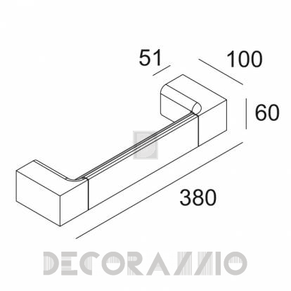 Светильник  настенный накладной (Бра) Delta Light BACKSPACE - 274 81 12 B