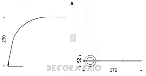 Светильник  напольный (Торшер) Cattelan Italia Lampo - lampo A