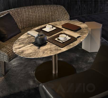 Кофейный, журнальный столик Minotti Bellagio - MBB6W