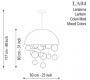Светильник  потолочный подвесной (Люстра) Seguso Bolle - LA04