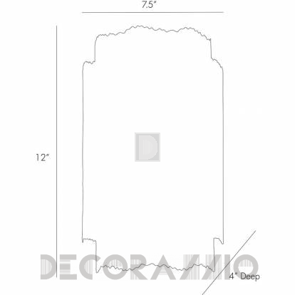 Светильник  настенный накладной (Бра) Arteriors Bryce - 48610