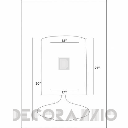 Светильник  настольный (Настольная лампа) Arteriors Ellie - 11181-592
