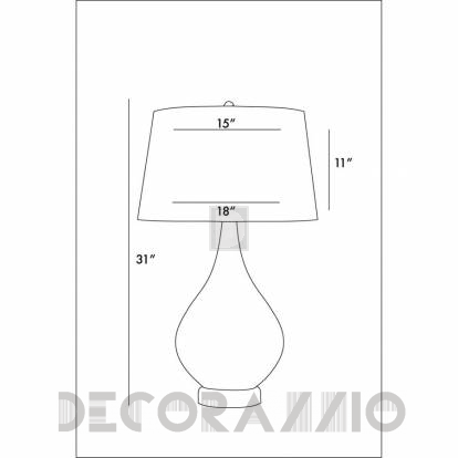 Светильник  настольный (Настольная лампа) Arteriors Elroy - 44070-320