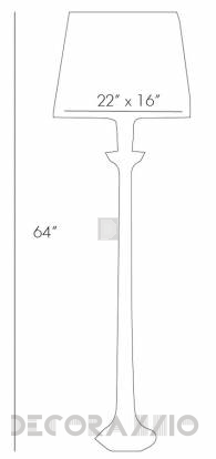Светильник  напольный (Торшер) Arteriors Empress - 73140-135