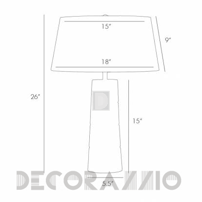 Светильник  настольный (Настольная лампа) Arteriors Gabby - 12094-290