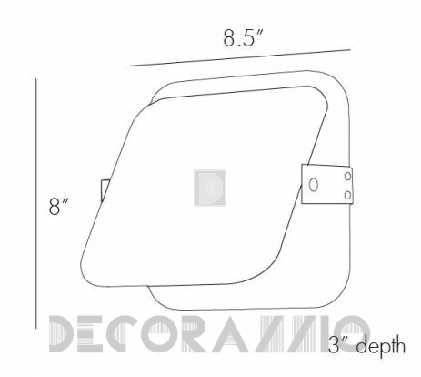 Светильник  настенный накладной (Бра) Arteriors Mercury - DS49002