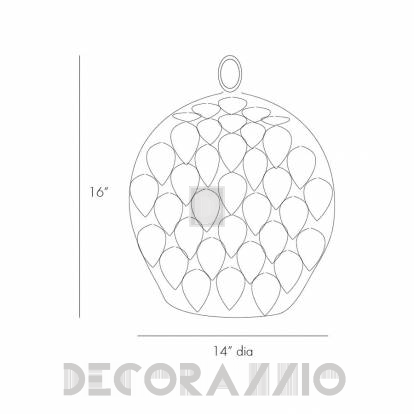 Светильник  потолочный подвесной (Люстра) Arteriors Osgood - 46576