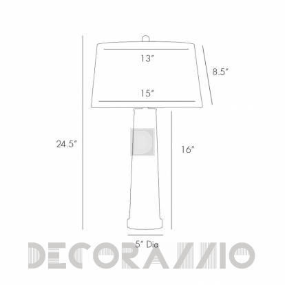 Светильник  настольный (Настольная лампа) Arteriors Penny - 46816-483