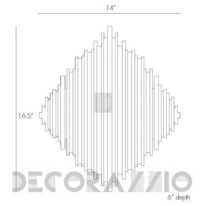 Светильник  настенный накладной (Бра) Arteriors Prescott - 44322