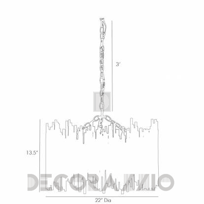 Светильник  потолочный подвесной (Люстра) Arteriors Prescott - 86801