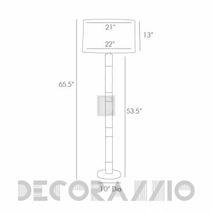 Светильник  напольный (Торшер) Arteriors Regan - 76788-131