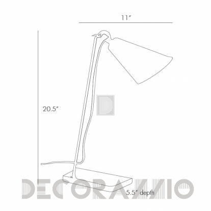 Светильник  настольный/напольный (Настольная лампа) Arteriors Rio - 49660