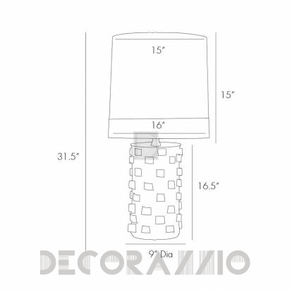 Светильник  настольный (Настольная лампа) Arteriors Robertson - 17712-838