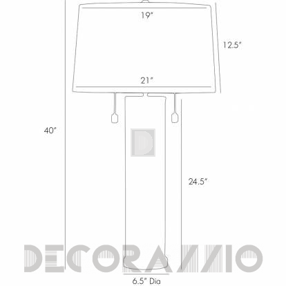 Светильник  настольный (Настольная лампа) Arteriors Savannah - 49878-189
