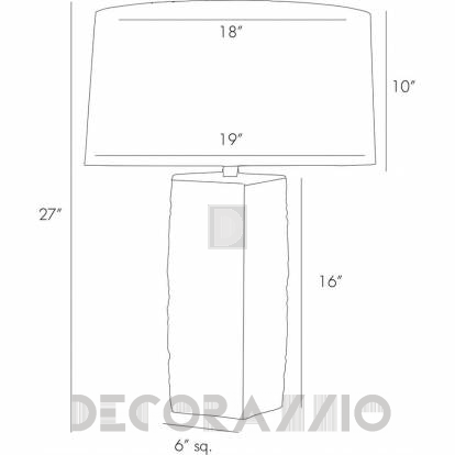 Светильник  настольный (Настольная лампа) Arteriors Swanson - 17766-595