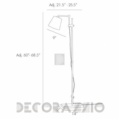 Светильник  напольный (Торшер) Arteriors Watson - 79006