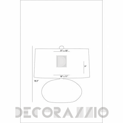 Светильник  настольный (Настольная лампа) Arteriors Winslow - 17530-738