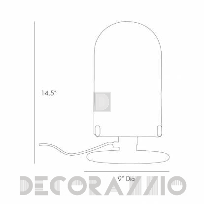 Светильник  настольный/напольный (Настольная лампа) Arteriors Woodall - 49015