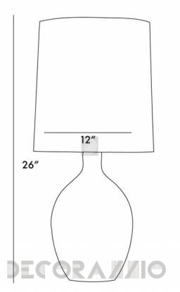 Светильник  настольный (Настольная лампа) Arteriors Ferguson - 17099-244