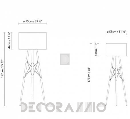 Светильник  напольный (Торшер) B.Lux Wire Light - BWW1B