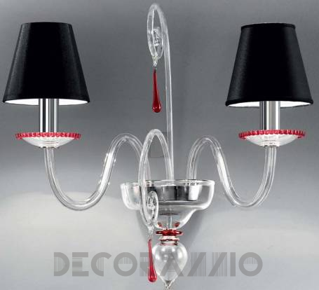 Светильник  настенный накладной (Бра) Vetrilamp Black lampshades - 1180/A-2