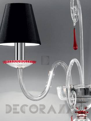 Светильник  настенный накладной (Бра) Vetrilamp Black lampshades - 1180/A-2