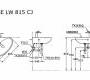 Подвесная раковина Toto Le Muse - lw815cj