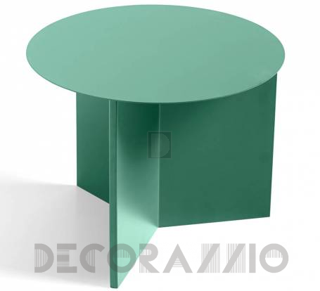 Кофейный, журнальный столик HAY Slit Table - slit-table-round-1