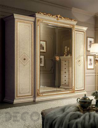 Шкаф гардеробный Arredo Classic Leonardo - Leonardo Large 4/Doors Wardrobe