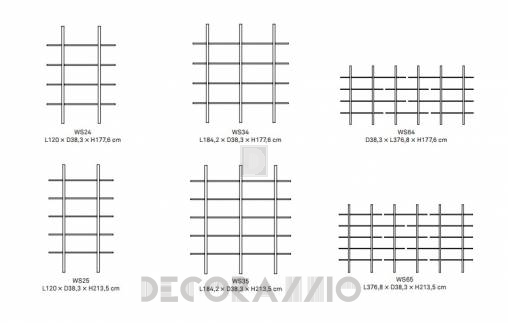 Стеллаж HAY The Wooden Shelf - hay-ws64