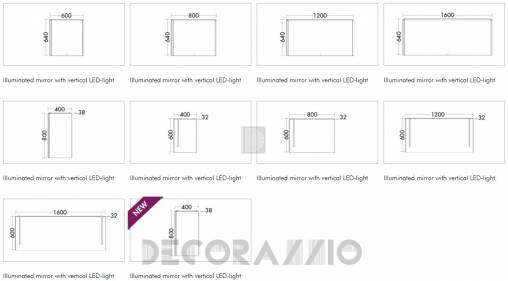 Зеркало для ванной Burgbad Bel - SIGG080