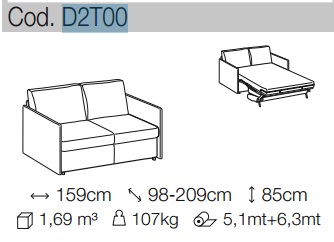 Диван Ditre Zeus - Ze_D2T00