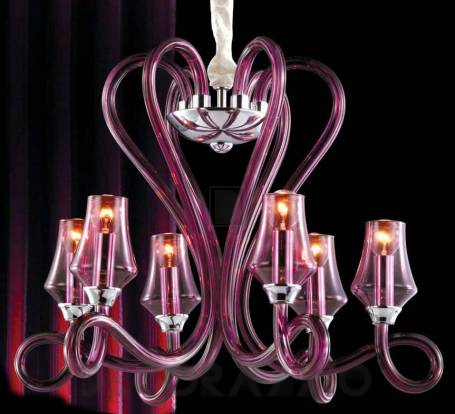 Светильник  потолочный подвесной (Люстра) Illuminati Lighting Elvira - MD1100905-8B purple