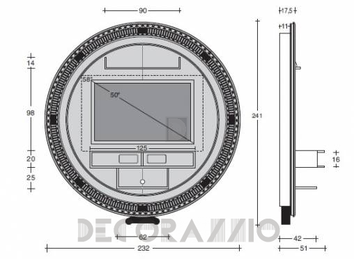 ТВ-аудио стойка Vismara Design Art Deco - Stargate-Art-Deco-1