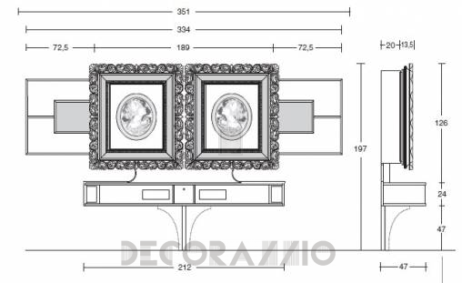 ТВ-аудио стойка Vismara Design Baroque - Sliding-Baroque-1