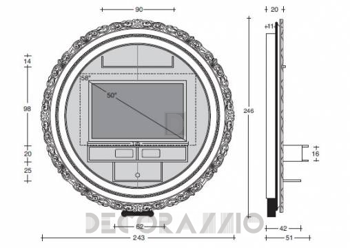 ТВ-аудио стойка Vismara Design Baroque - Stargate-Baroque-1