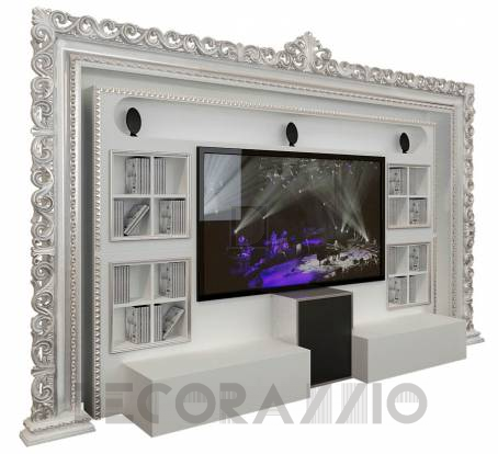 ТВ-аудио стойка Vismara Design Baroque - The-Wall-Baroque-1