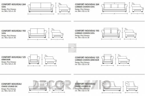 Диван Vismara Design Mosaik - Cushion-Sofa-264-Mosaik