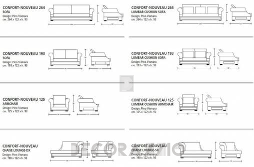 Кушетка Vismara Design Art Deco - Chaise-Lounge-SX-ArtDeco