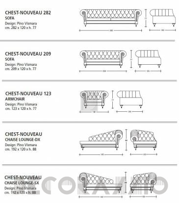 Кресло Vismara Design Classic - Armchair-123-Classic