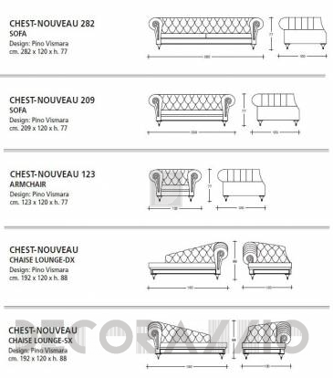 Диван Vismara Design Desire - Sofa-282-Desire