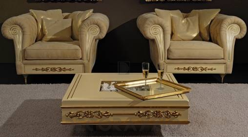 Кофейный, журнальный столик Vismara Design Baroque - coffee-table-1w-baroque