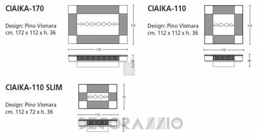 Кофейный, журнальный столик Vismara Design Art Deco - ciaika-170-art-deco